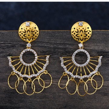 916 Gold Hallmark Women's Stylish  Jhummar Earring...