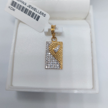 22k Designer pendant by Parshwa Jewellers