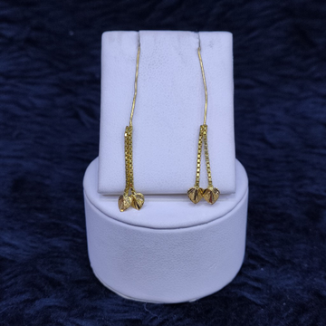 22KT/916 Yellow Gold Fancy Ser Hanging Earrings GT...