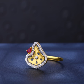 916 Gold Ladies Designer Ring LR501