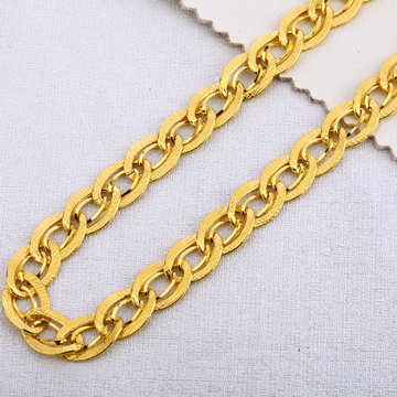 22KT Gold Mens Classic Choco Chain MCH377