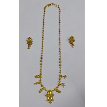 916 gold fancy Antique Jadtar Coller Dodi Pendant... by 