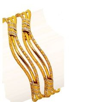 Gold 916 Classic Vakiya Kadli by Ruchit Jewellers