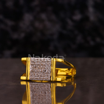 1 Gram Gold Forming 3 line with Diamond Glamorous Design Ring for Men –  Soni Fashion®