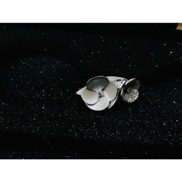 92.5 Sterling Silver Dull Finish Micro & Plain Rin... by 