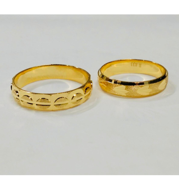 22 KT GOLD PLAIN COUPLE RINGS  by 