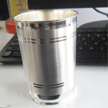 Silver drink water / juice glass for daily use by 