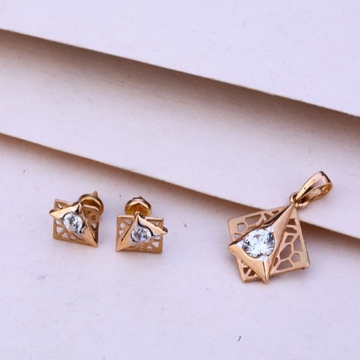 20 carat rose gold ladies pendants set RH-PS740