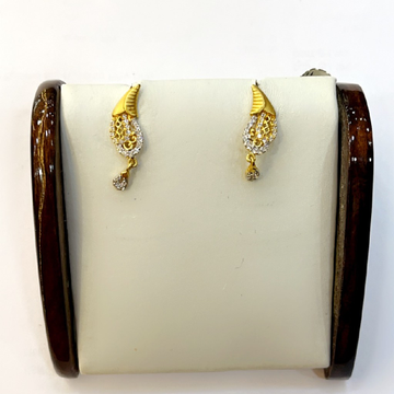 916 / 22k  ladies fancy earrings by Shree Godavari Gold Palace