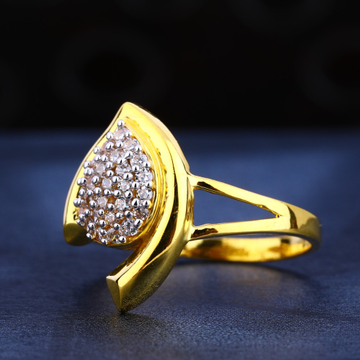 916 gold cz ladies ring lr574