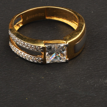 916 Gold Stylish Ring For Women PJ-219 by Pratima Jewellers