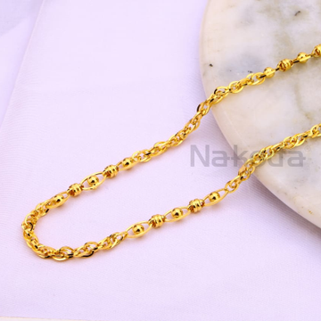 916 Gold Hallmark Delicate Mens Choco chain MCH709
