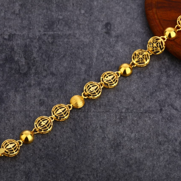 916 Gold Ladies Hallmark Delicate Bracelet LPBR78