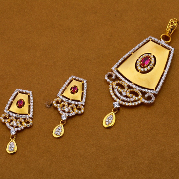 Ladies pendant set 916 cz by 