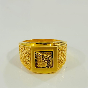 Gold Wedding Gents Ring by 