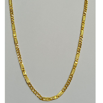 916 Gold Hollow Karap Chain by Suvidhi Ornaments