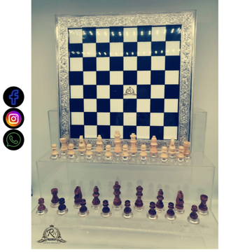 silver antique chess rh-td556