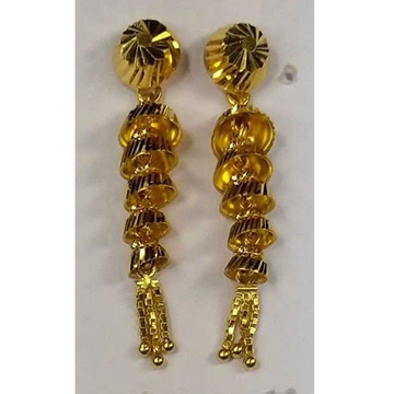 916 Gold Fancy Slowfast Earrings Akm-er-099 by 