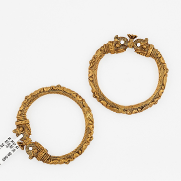 916 Gold Antuiqe Bangle SJ-2031 by 