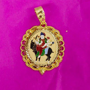 916 Gold Classic Meladi Ma Mina Pendant by Saurabh Aricutting