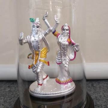 Silver New Stylish Design Hallmark Radha Kishan Mu... by 