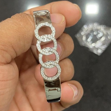 silver gents daimond bracelet RH-GB665