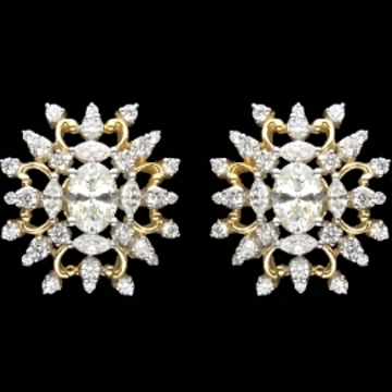 Aroha creative diamond simulants earrings jsj0247
