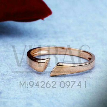 18kt Rose Gold Plain Casting Ladies Ring LRG -0747