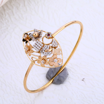 18CT Rose Gold Hallmark stylish CZ Ladies Bracelet...
