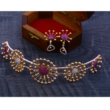 750 Rose Gold Designer  Hallmark   Necklace Set RN...
