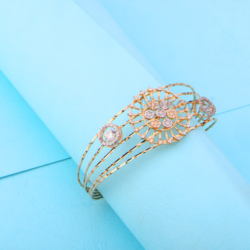 750 Rose Gold Ladies Kada Bracelet RLKB393