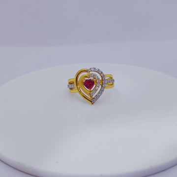 22k Gold Exclusive One Said Heart Shape Ring by 