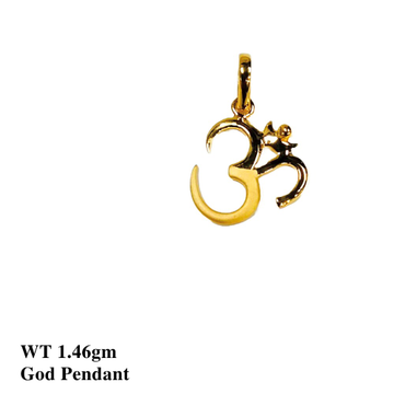 22K God Om Pendant by 