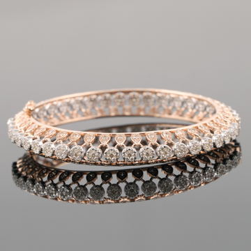 18kt designer diamond bangle by 