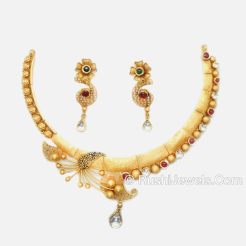 22kt Gold Attractive Necklace Set