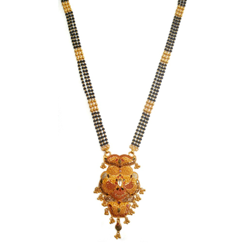 916 Gold Kalkatti 3 Line Mangalsutra MGA - GM011