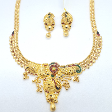 Gold 22.k Kalkati Design Set by 