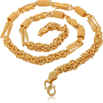 22K Gold Designer Chain by Ghunghru Jewellers
