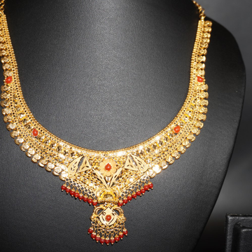 916 Gold Cocktail Necklace 64R197