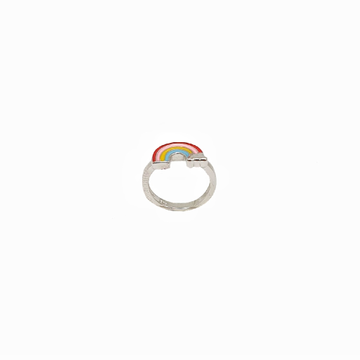 Rainbow Ring In 925 Sterling Silver MGA - LRS5318