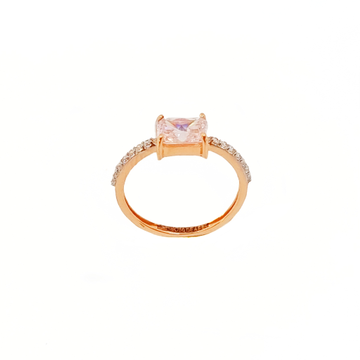 Pink Diamond Ring In 18K Gold - LRG1515