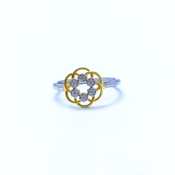 DESIGNING FANCY FLOWER REAL DIAMOND RING by 