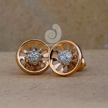 18ct Round Shaped Rose Gold Tops