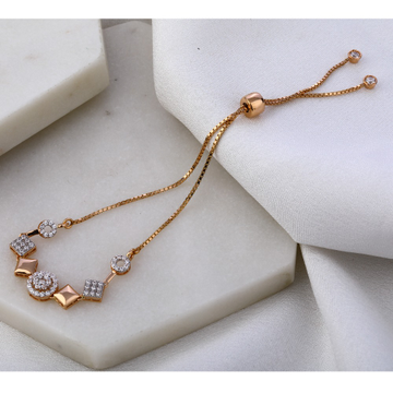 750 Rose Gold Hallmark exclusive Ladies Bracelet R...