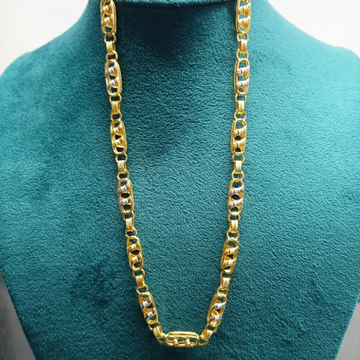 22crt Gold Hollow Chain by Suvidhi Ornaments