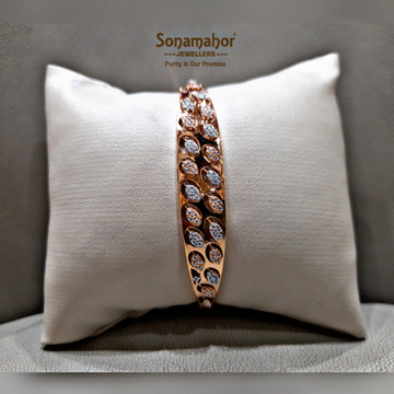 18 KRT Diamond Rose Bracelet by Sonamahor Jewellers