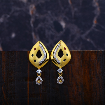 Ladies Gold Earrings-LFE60
