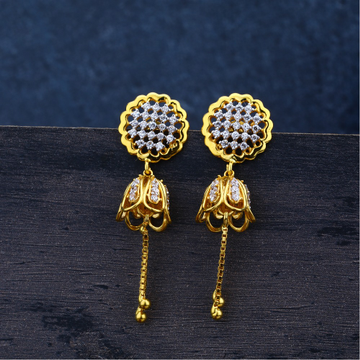Ladies 22K Gold Jummar Earring Antique-LJE76