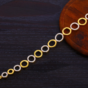 916 Gold Ladies Classic Bracelet LB361