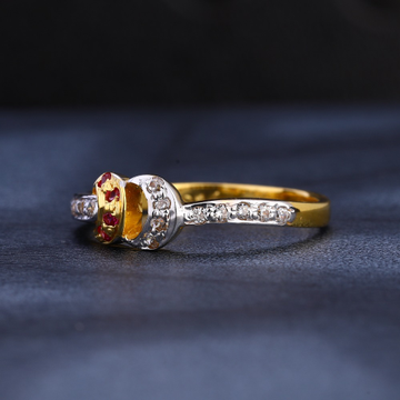 916 Cz Gold Hallmark Classic Women's Ring LR1077